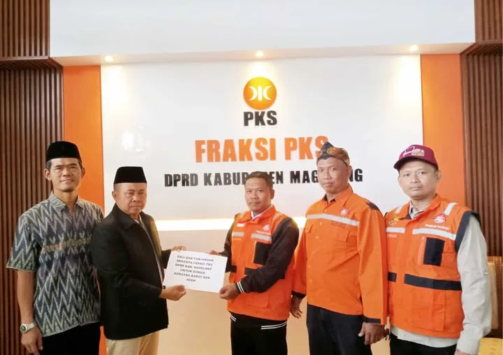 Anggota Fraksi PKS Magelang Serahkan Seluruh Gaji untuk Korban Bencana Sumatera dan Aceh