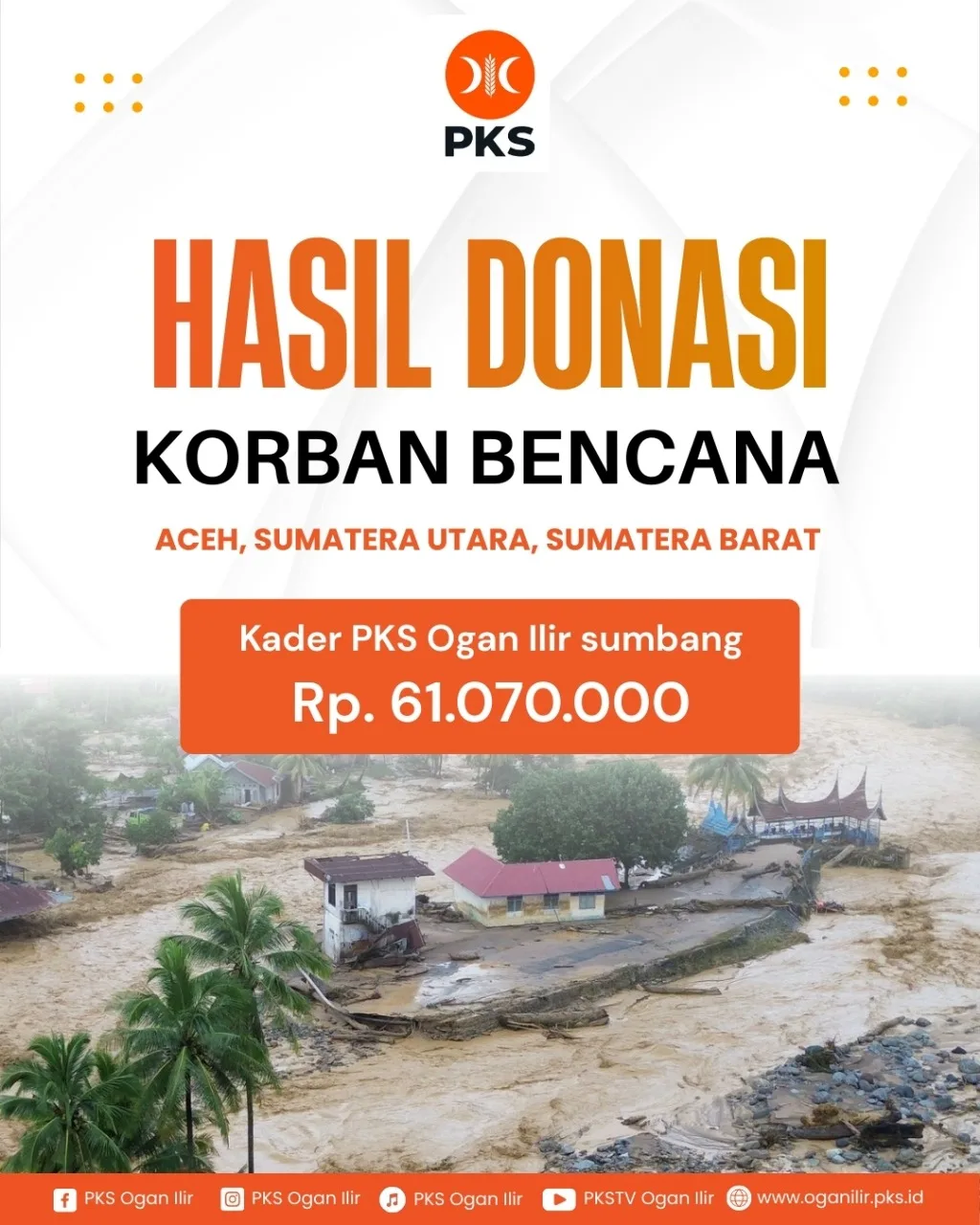 Hasil Donasi Bencana Sumatera