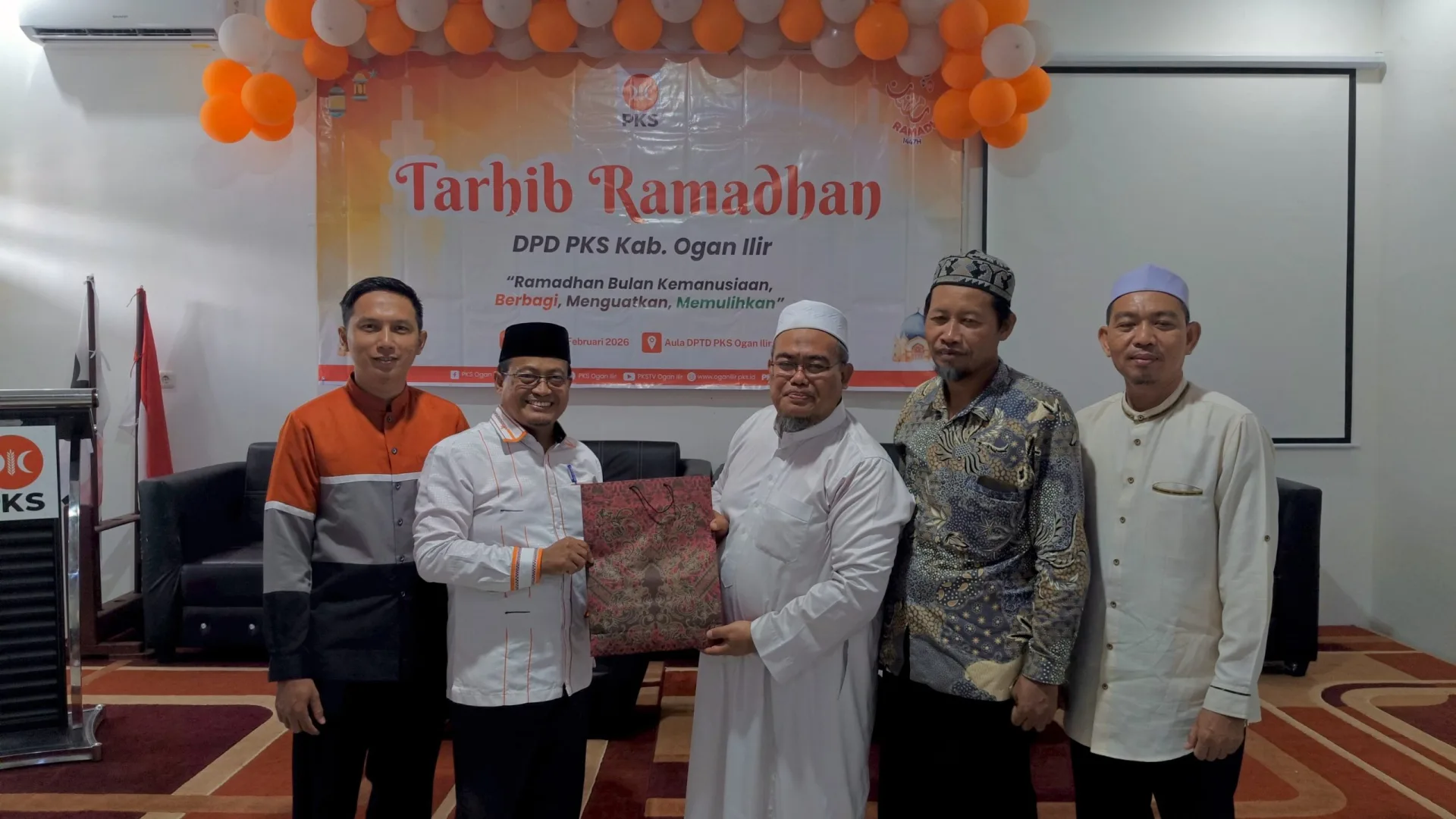 Sambut Ramadhan 1447H, DPD PKS Ogan Ilir Gelar Tarhib Bersama H. Imam Mansur, Lc